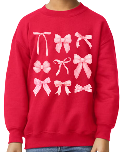 Bows Crewneck - Youth