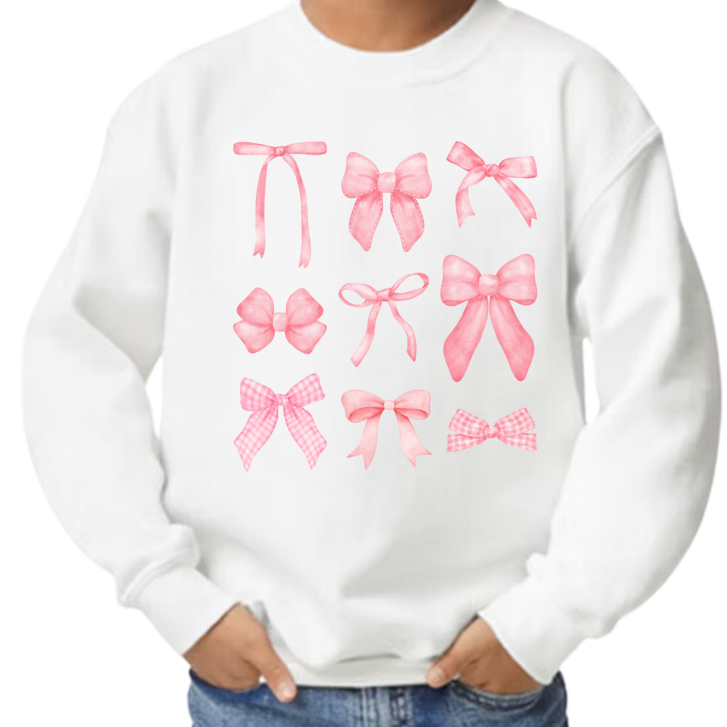 Bows Crewneck - Youth