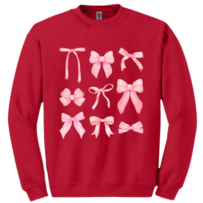 Bows Crewneck Sweatshirt - Unisex