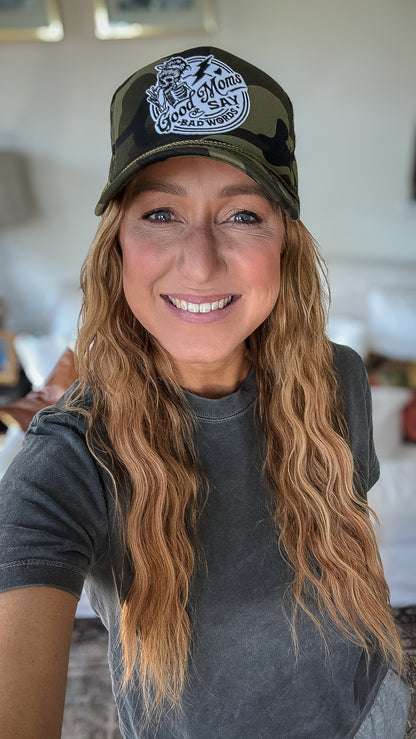 Good Moms Say Bad Words - Adult Trucker Hat
