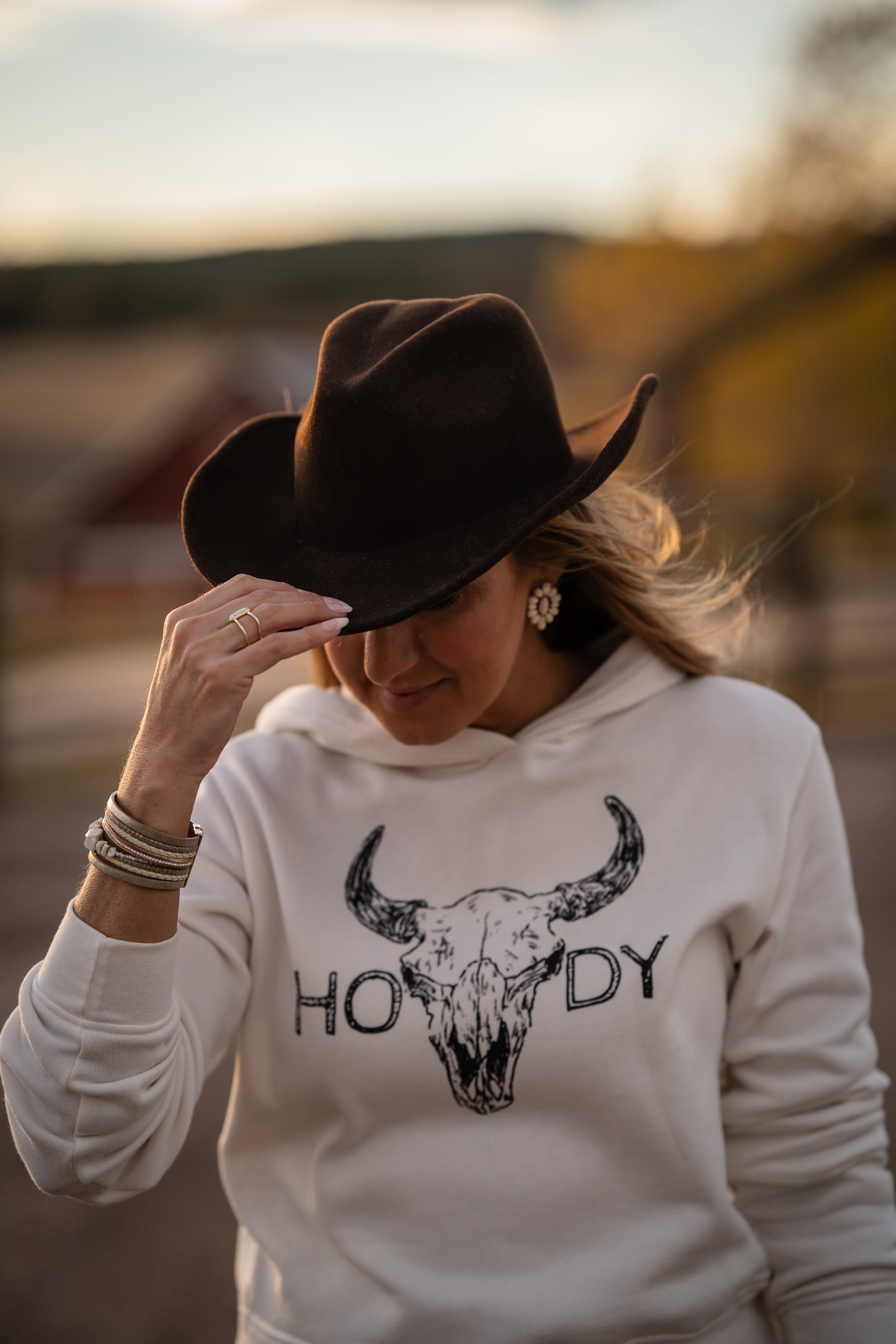 Howdy Hooded Sweatshirt - Womens