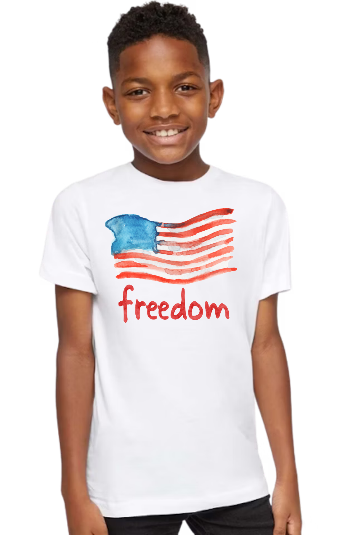 Freedom American Flag T-Shirt - Kids