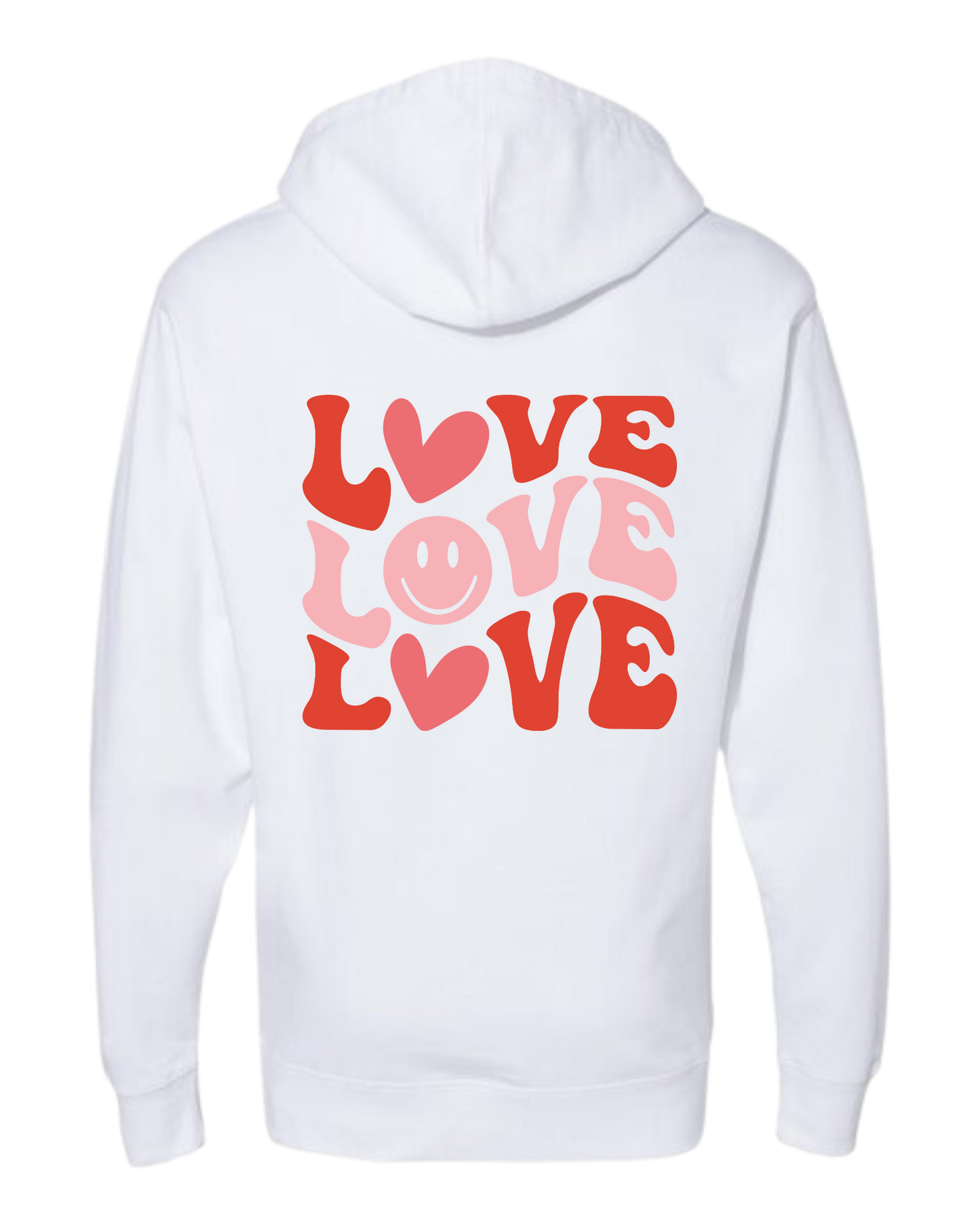 Groovy "Love" Hooded Sweatshirt - Unisex