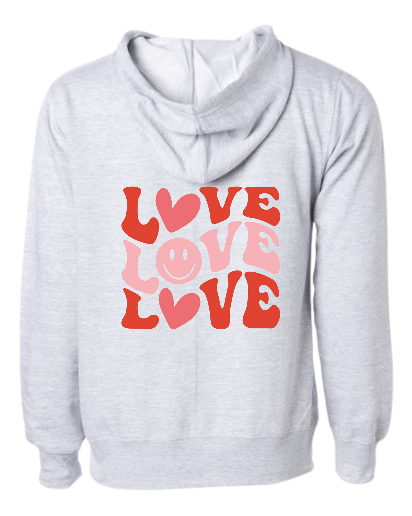 Groovy "Love" Hooded Sweatshirt - Unisex