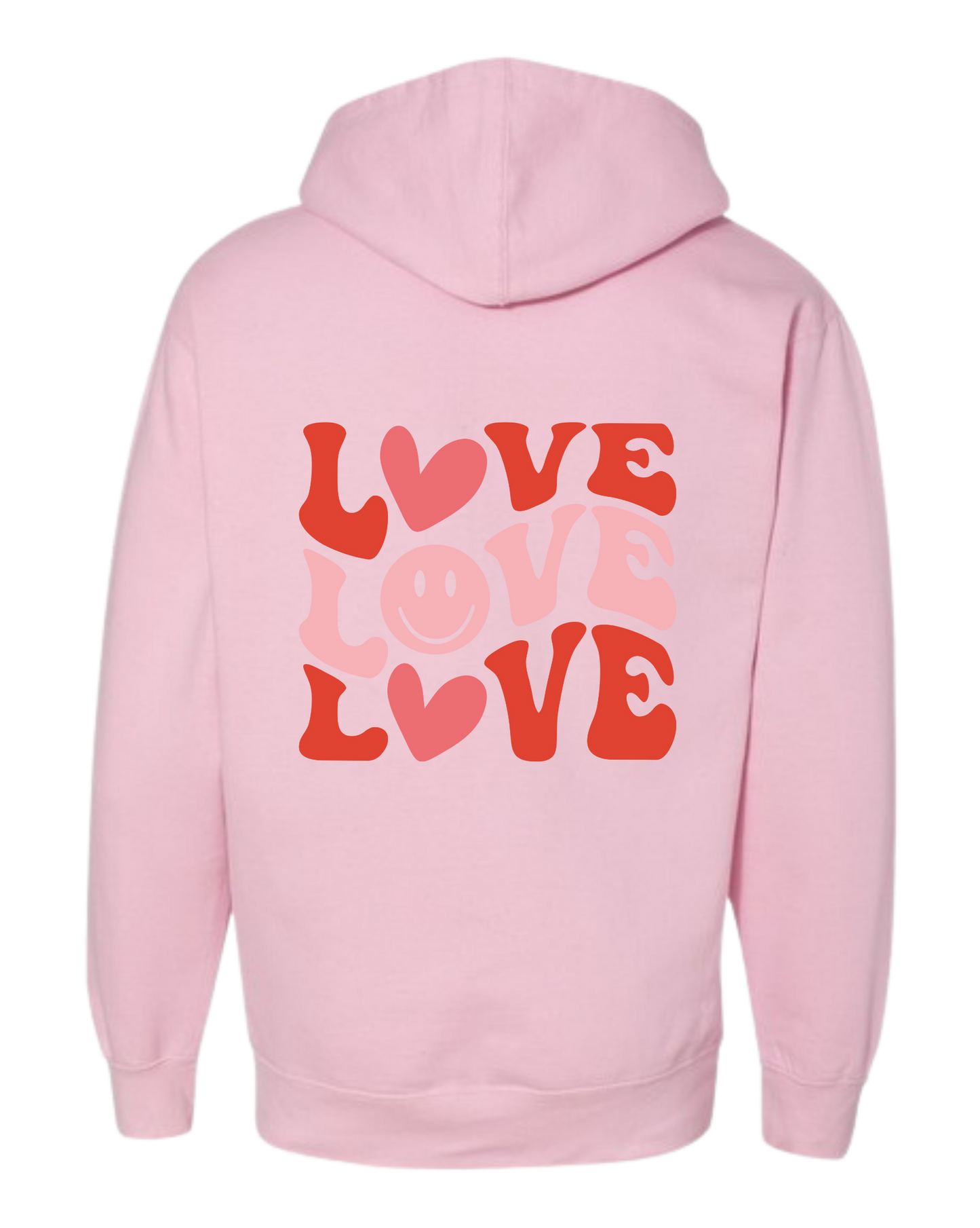 Groovy "Love" Hooded Sweatshirt - Unisex