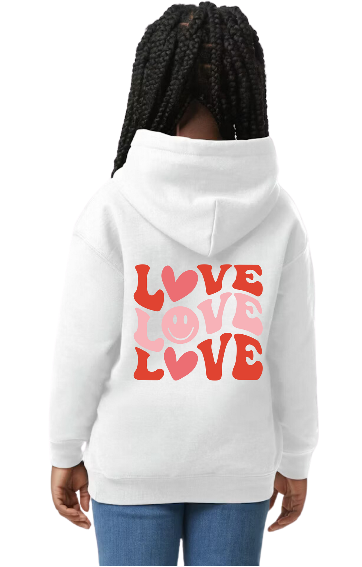 Groovy "Love" Hooded Sweatshirt - Youth