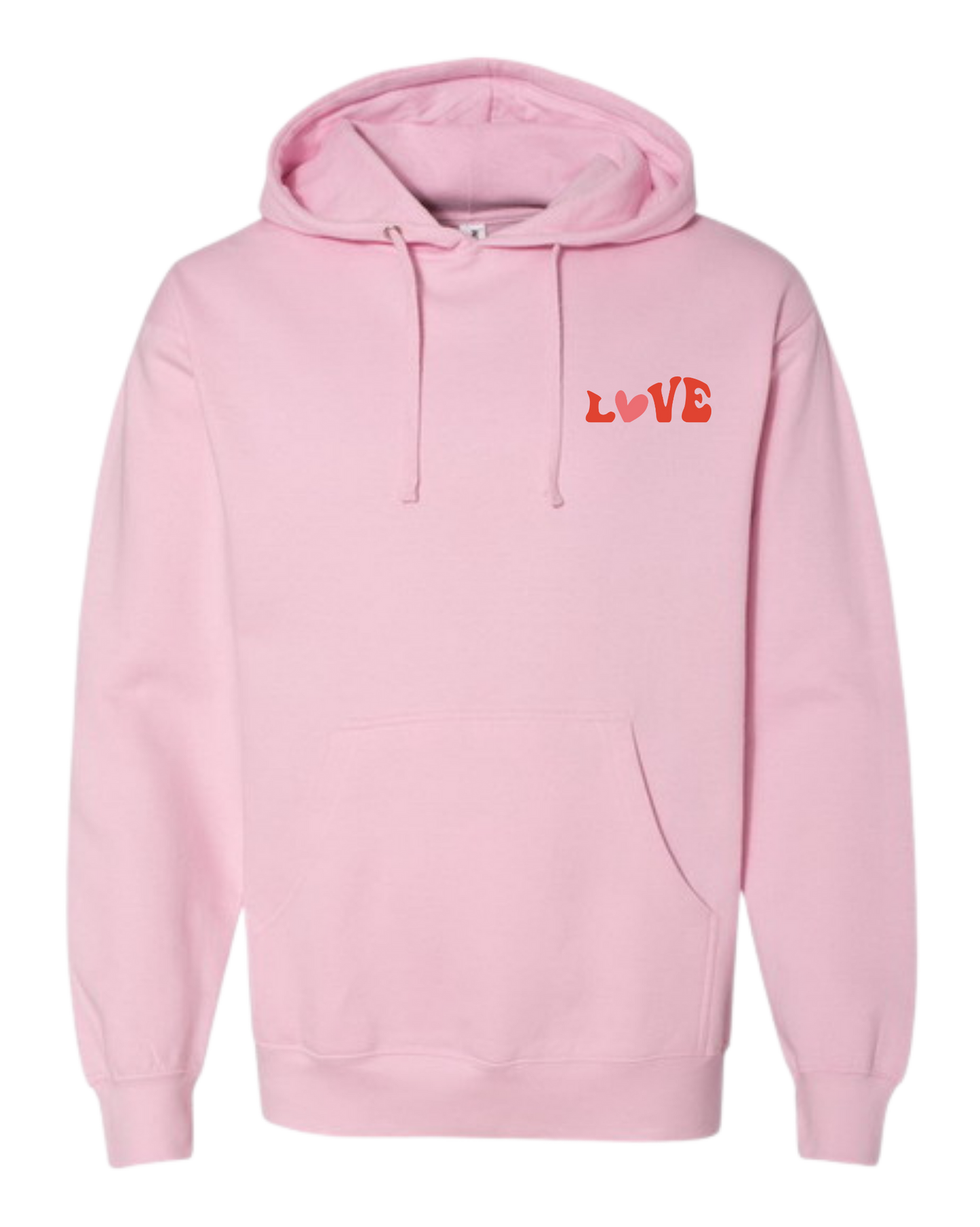 Groovy "Love" Hooded Sweatshirt - Unisex