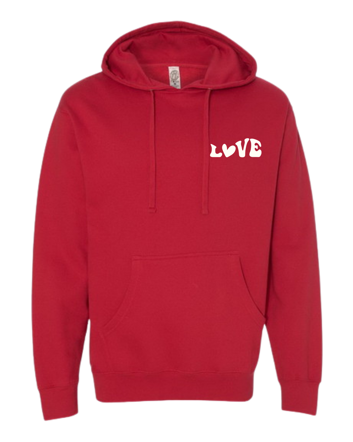 Groovy "Love" Hooded Sweatshirt - Unisex