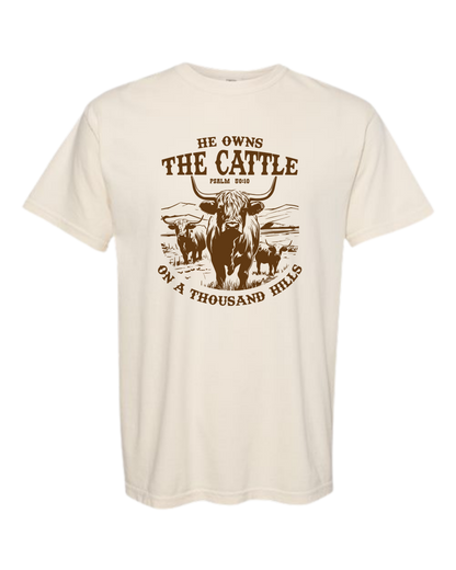 He Owns the Cattle T-shirt - Womens