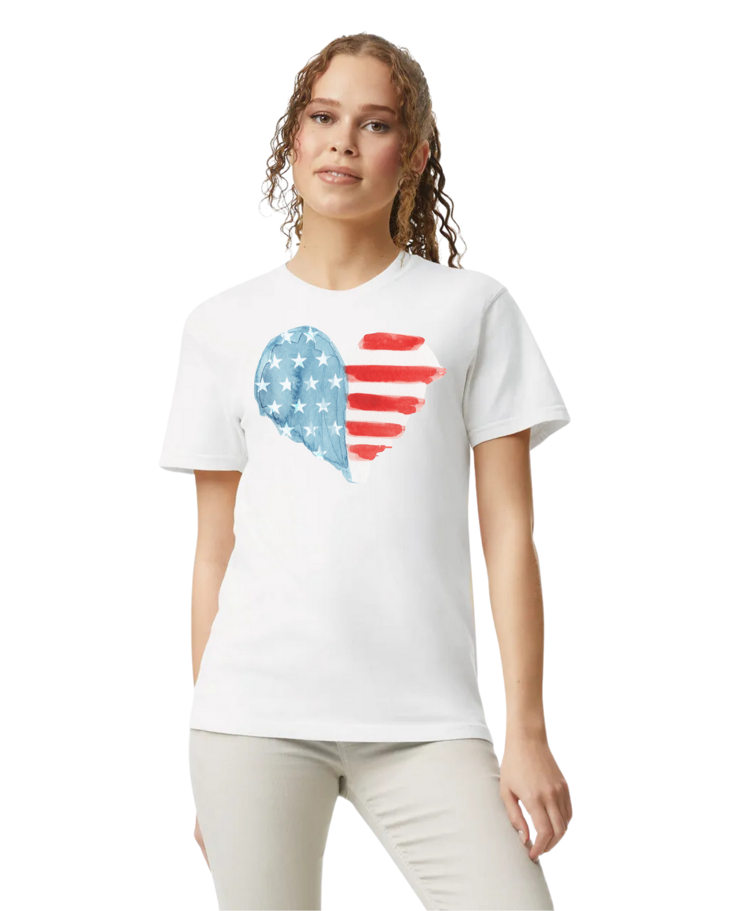 American Flag Heart Shirt - Unisex