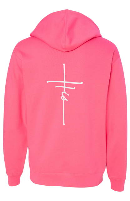 "His" Cross Hooded Sweatshirt - Unisex