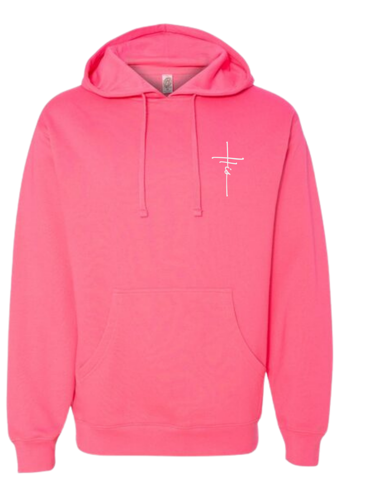 "His" Cross Hooded Sweatshirt - Unisex