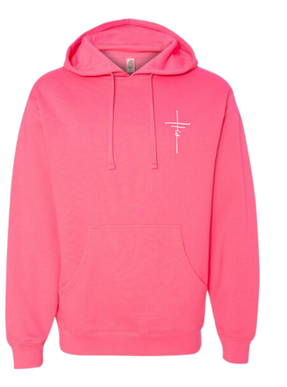 "His" Cross Hooded Sweatshirt - Unisex