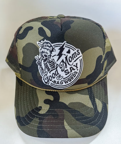 Good Moms Say Bad Words - Adult Trucker Hat