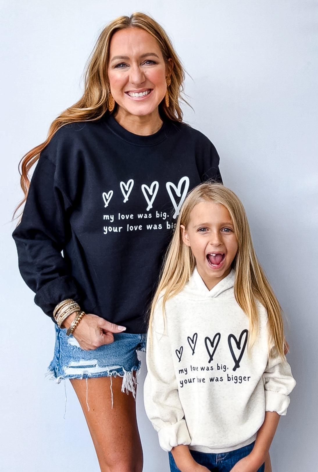 "Your Love was Bigger" Crewneck Sweatshirt - Women's