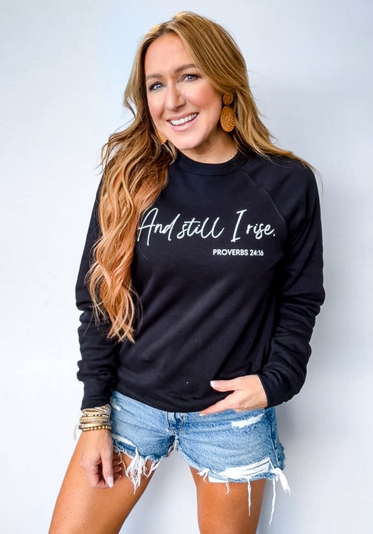 "And Still I Rise" Crewneck Sweatshirt - Womens