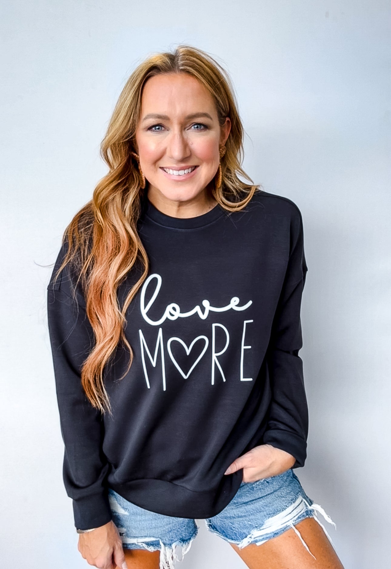 Love More Crewneck Sweatshirt - Womens