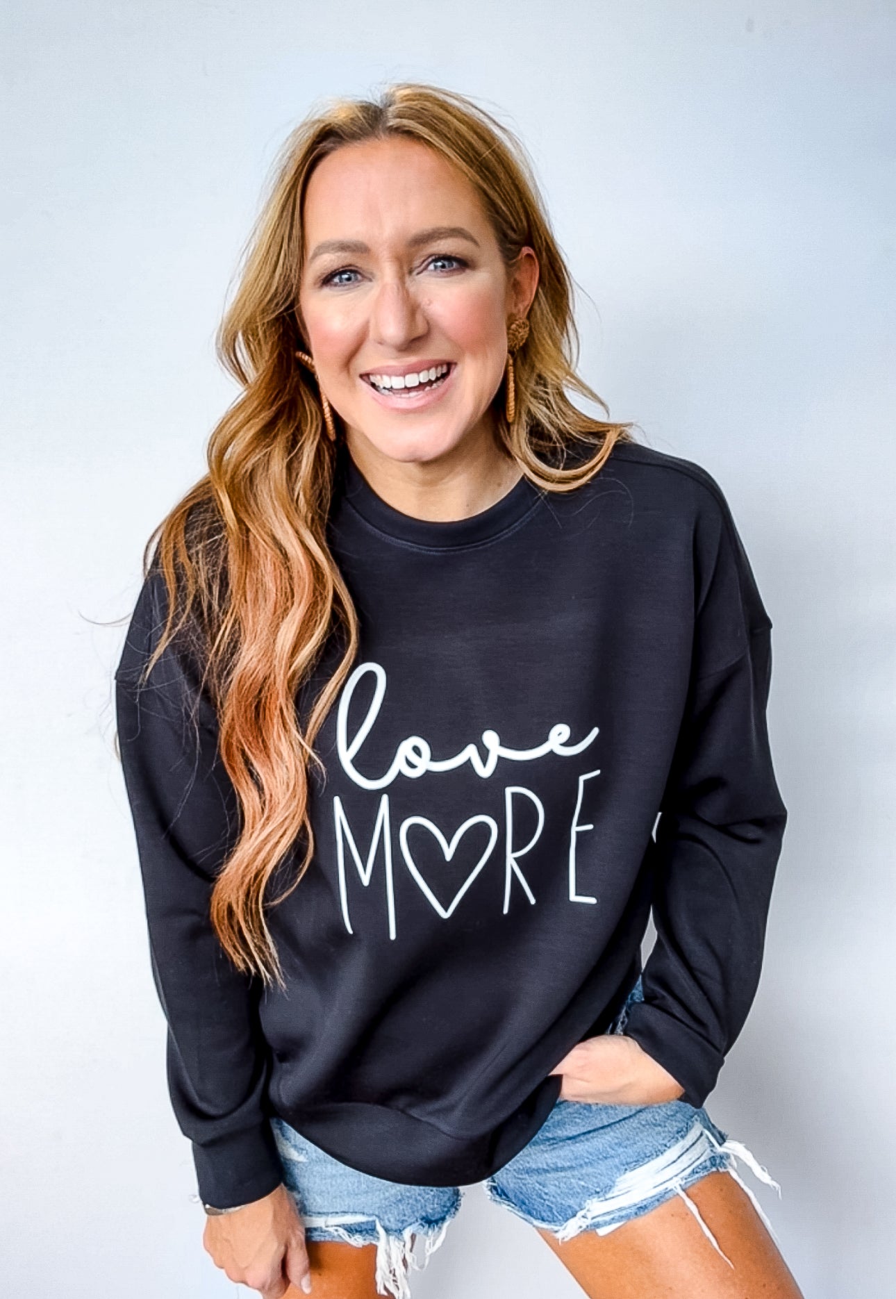 Love More Crewneck Sweatshirt - Womens