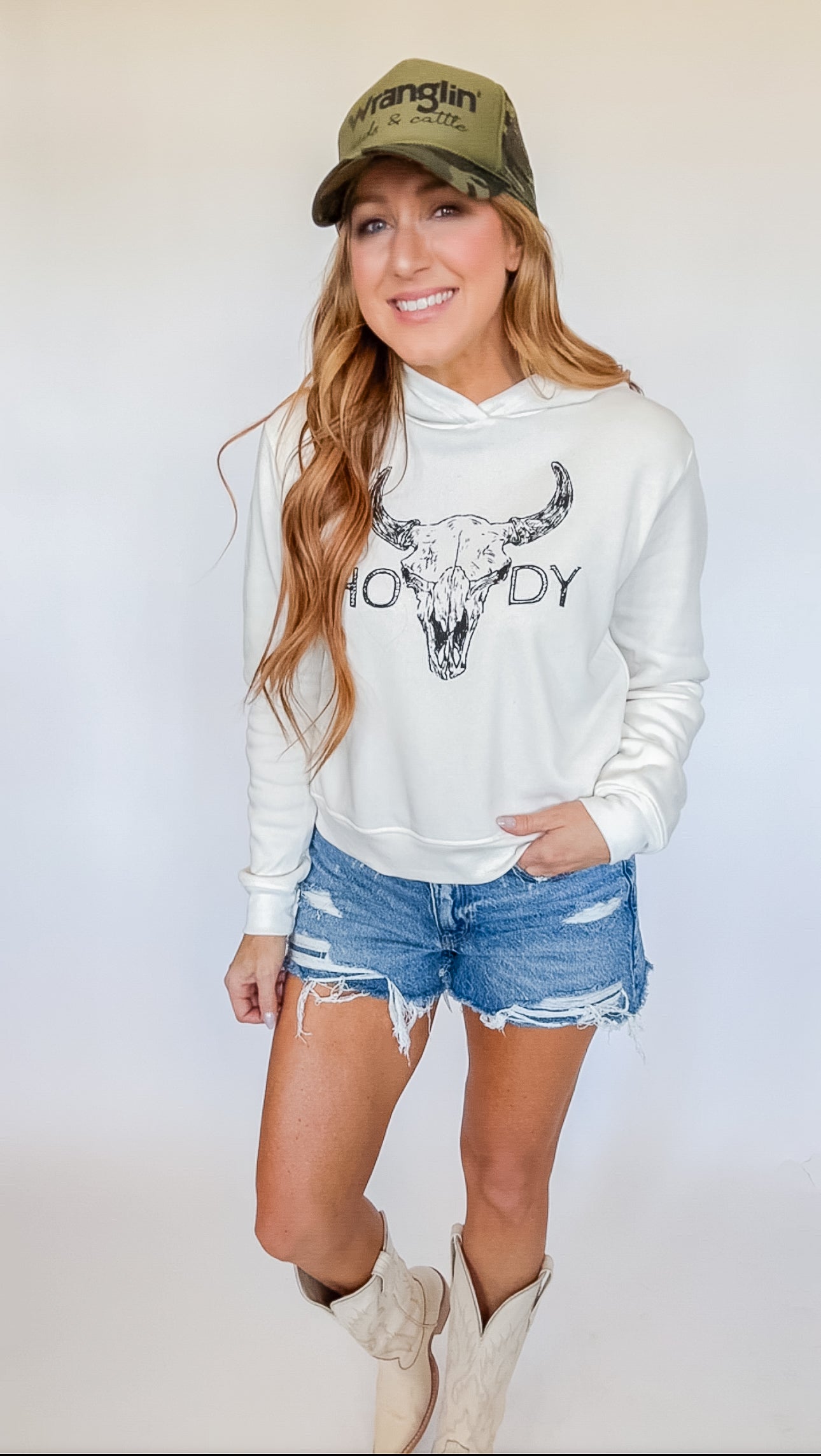 Howdy Hooded Sweatshirt - Womens