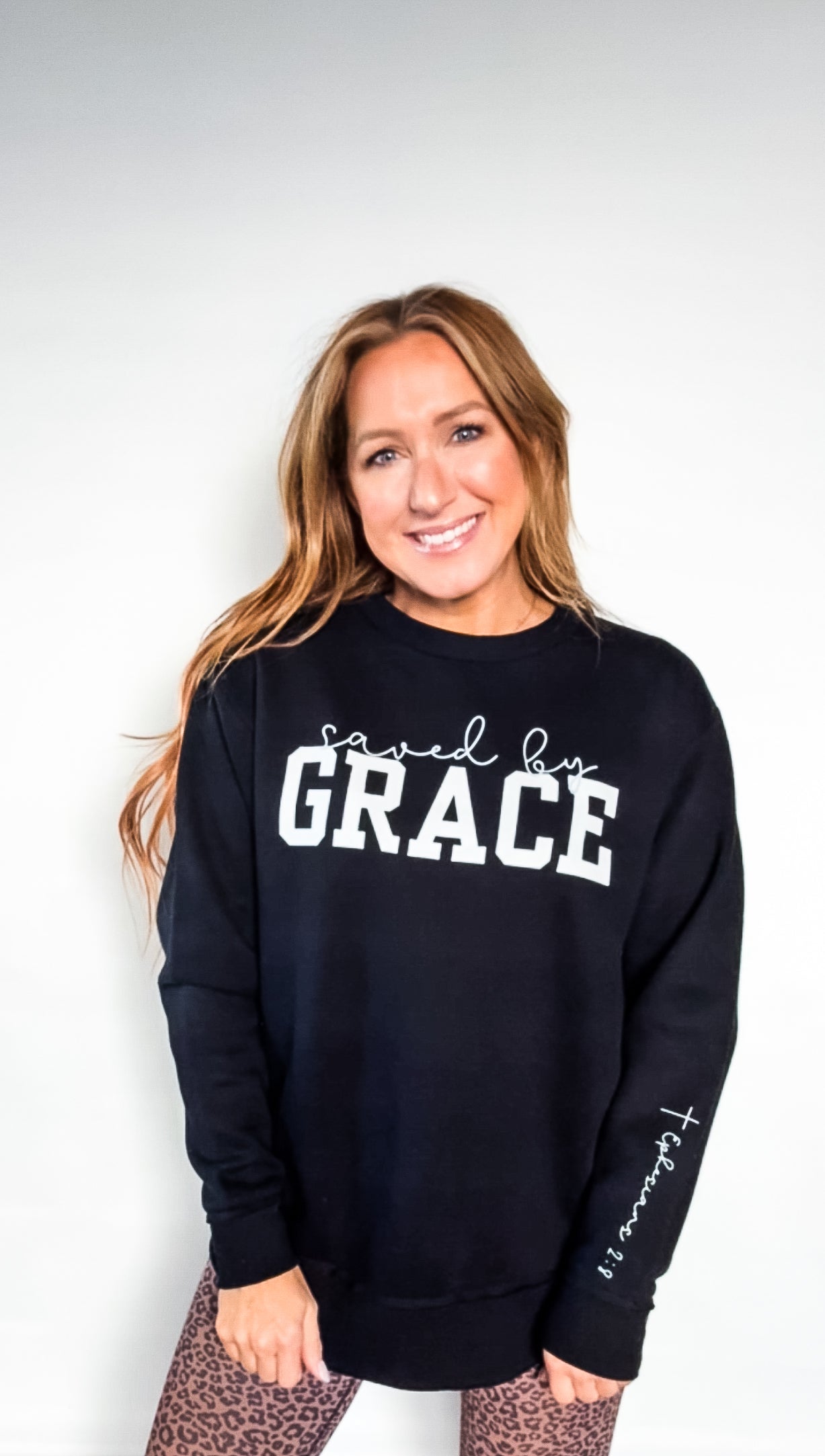 Saved by Grace Tunic Sweatshirt - Womens