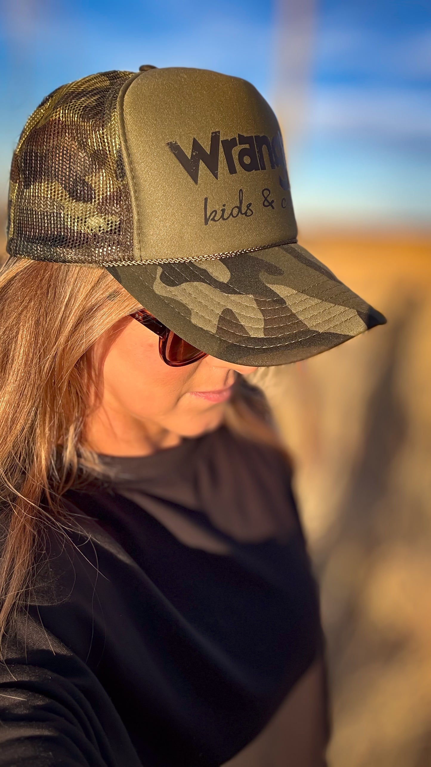 Wranglin' Kids and Cattle Trucker Hat