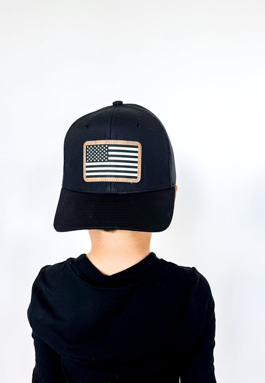 American Flag Trucker Hat