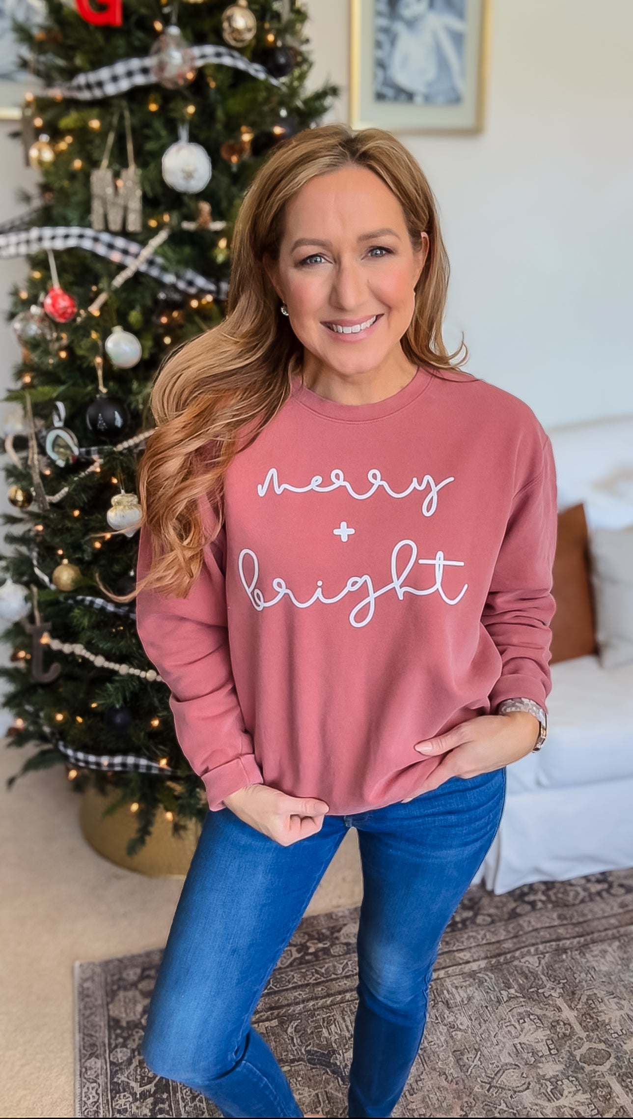 Merry + Bright Sweatshirt - Unisex