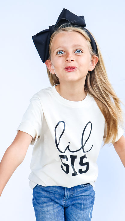 Lil Sis Short Sleeve Crewneck T-Shirt - Kids