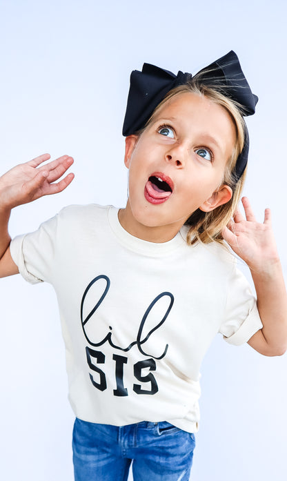 Lil Sis Short Sleeve Crewneck T-Shirt - Kids