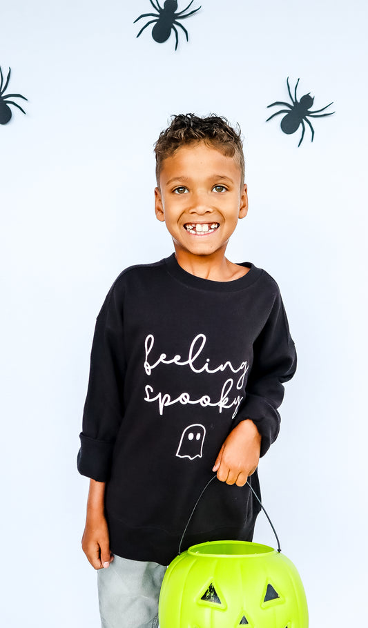 Feeling Spooky Fleece Sweatshirt - Kids