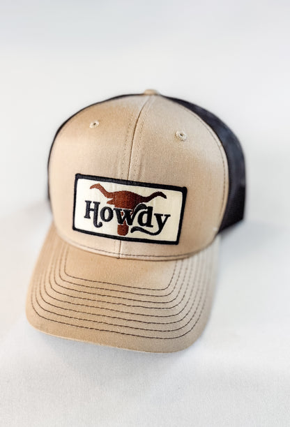 Howdy Embroidery Trucker Hat