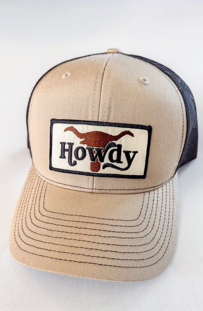 Howdy Embroidery Trucker Hat