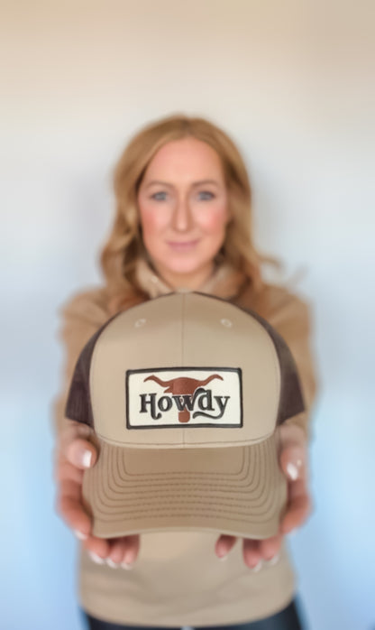 Howdy Embroidery Trucker Hat