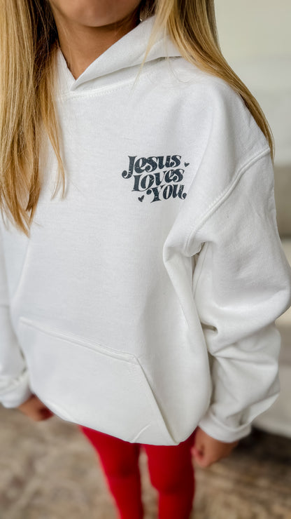 Jesus Loves You Hoodie - Youth