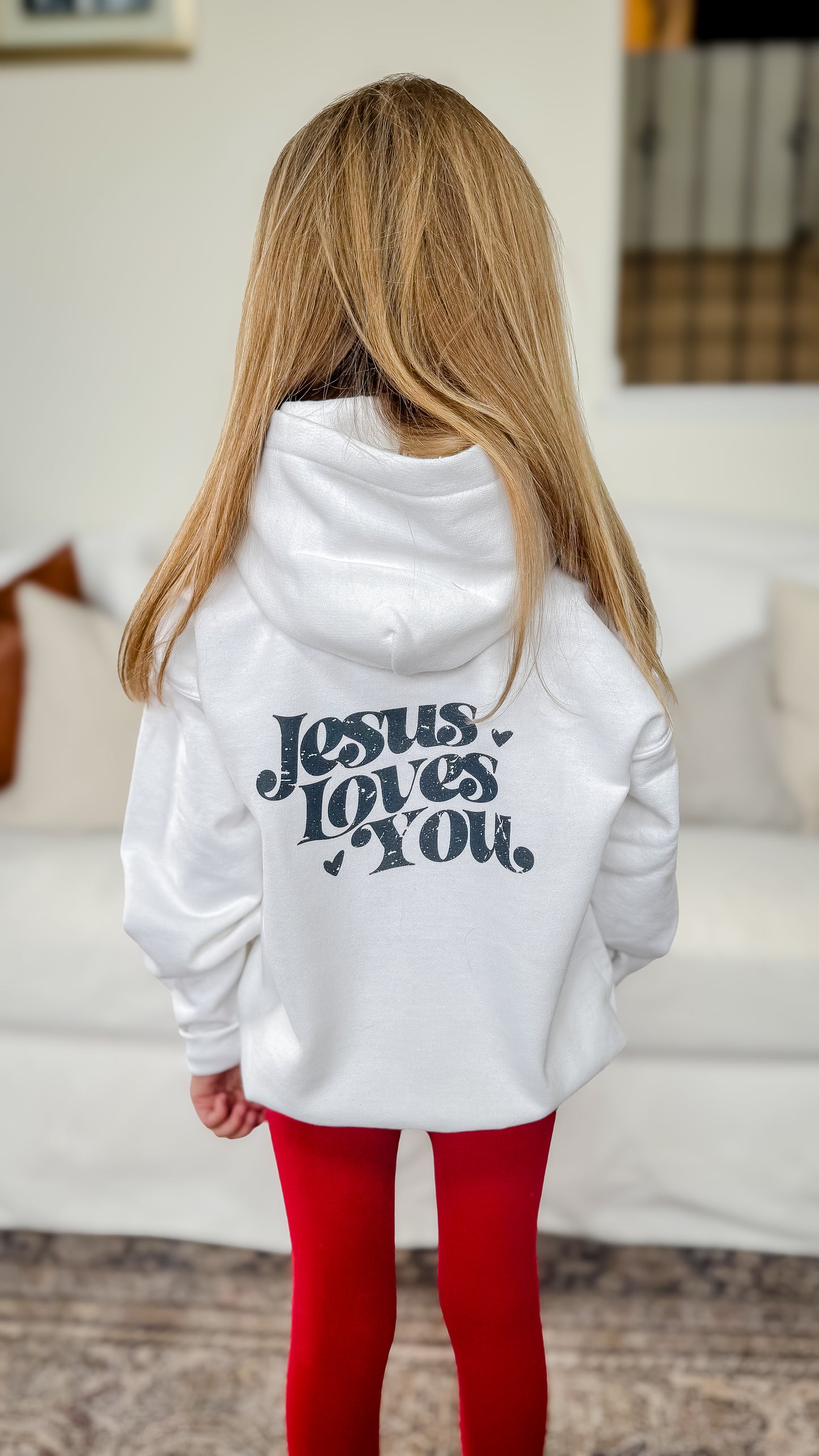 Jesus Loves You Hoodie - Youth