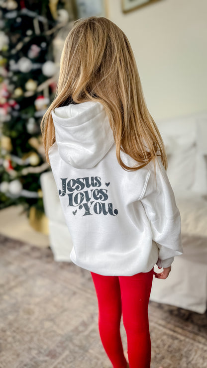 Jesus Loves You Hoodie - Youth