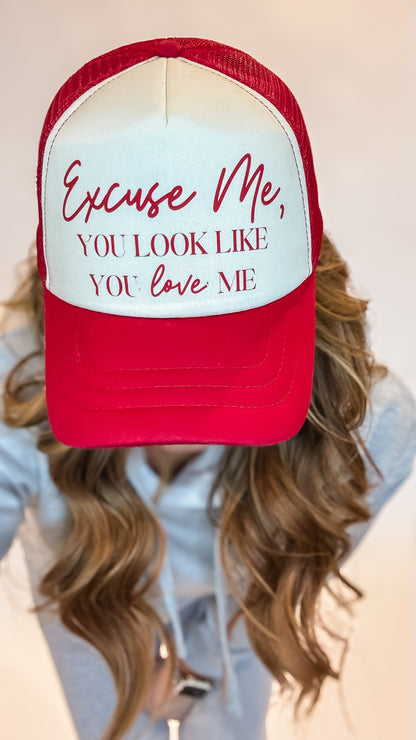 "Excuse Me" Adult Trucker Hat