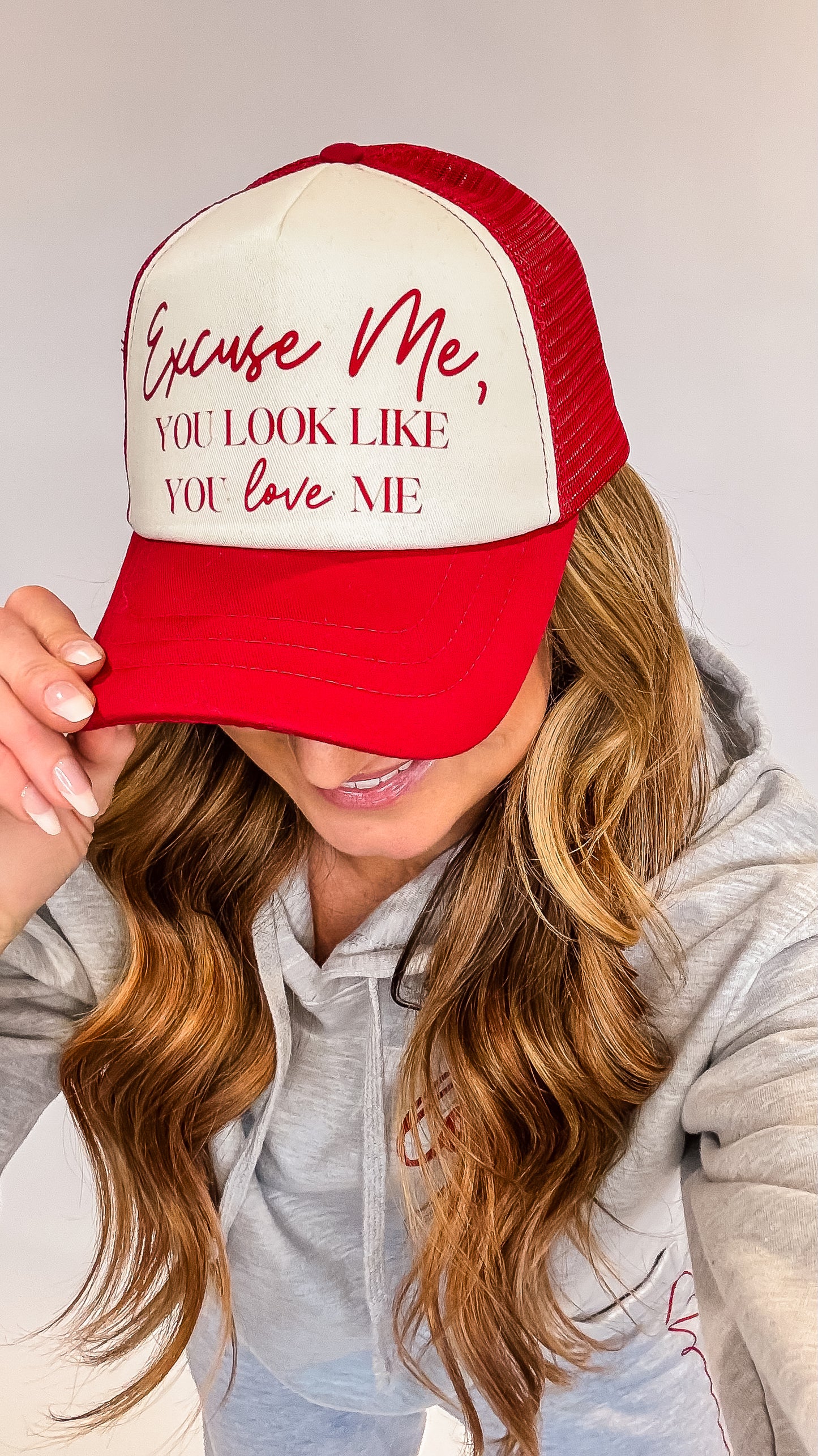 "Excuse Me" Adult Trucker Hat