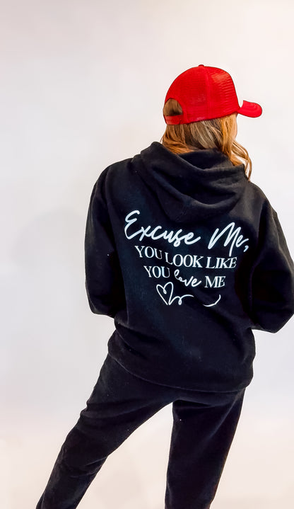 "Excuse Me" Hooded Sweatshirt - Unisex