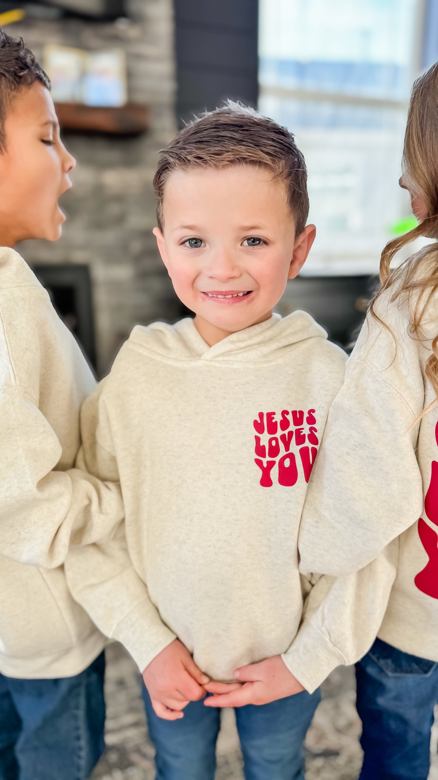 "Jesus Loves You" Sweatshirt - Kids