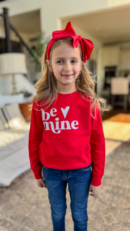 "Be Mine" Crewneck - Youth