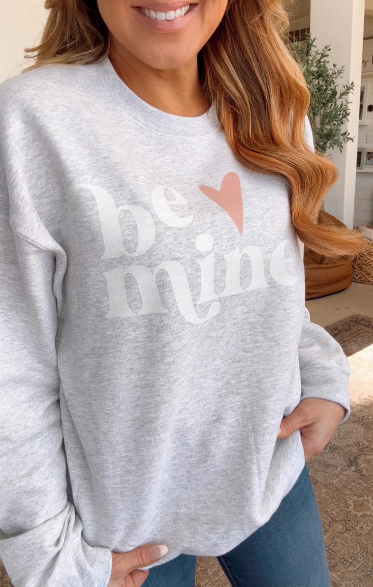 "Be Mine" Crewneck Sweatshirt - Unisex