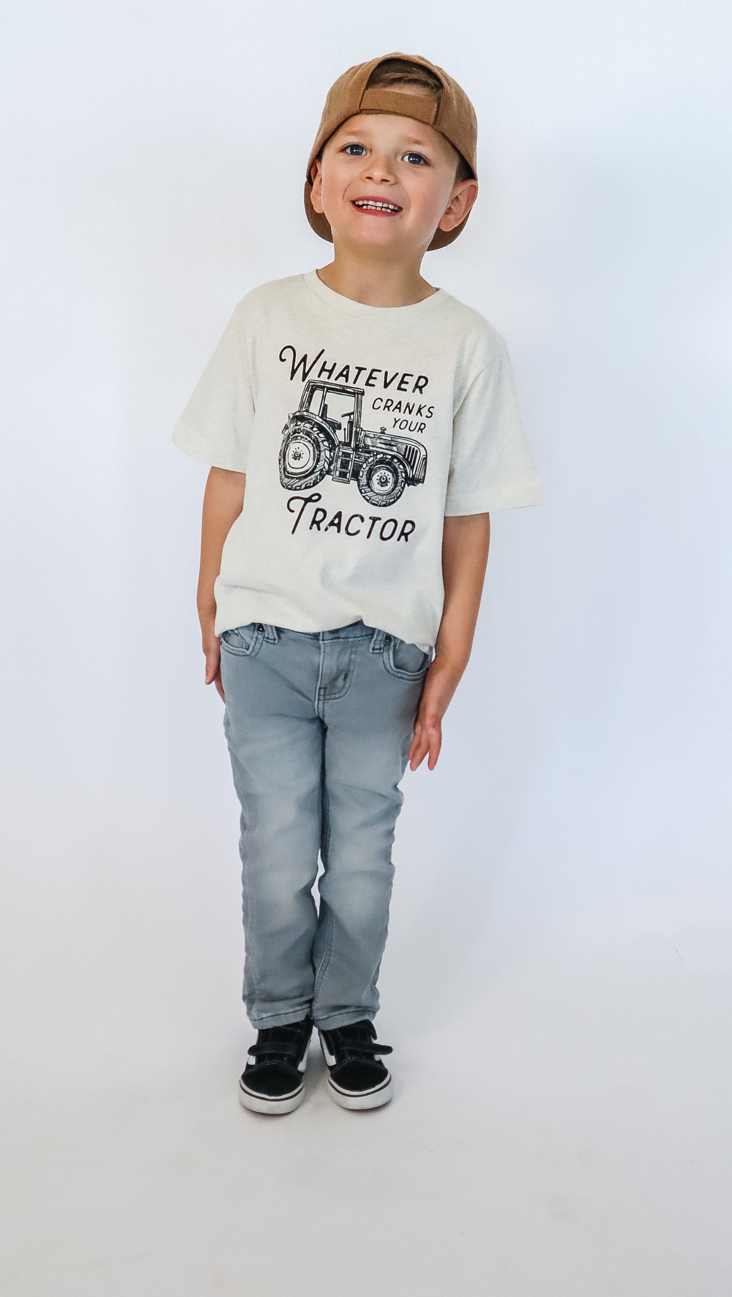 Whatever Cranks Your Tractor Shirt - Kids