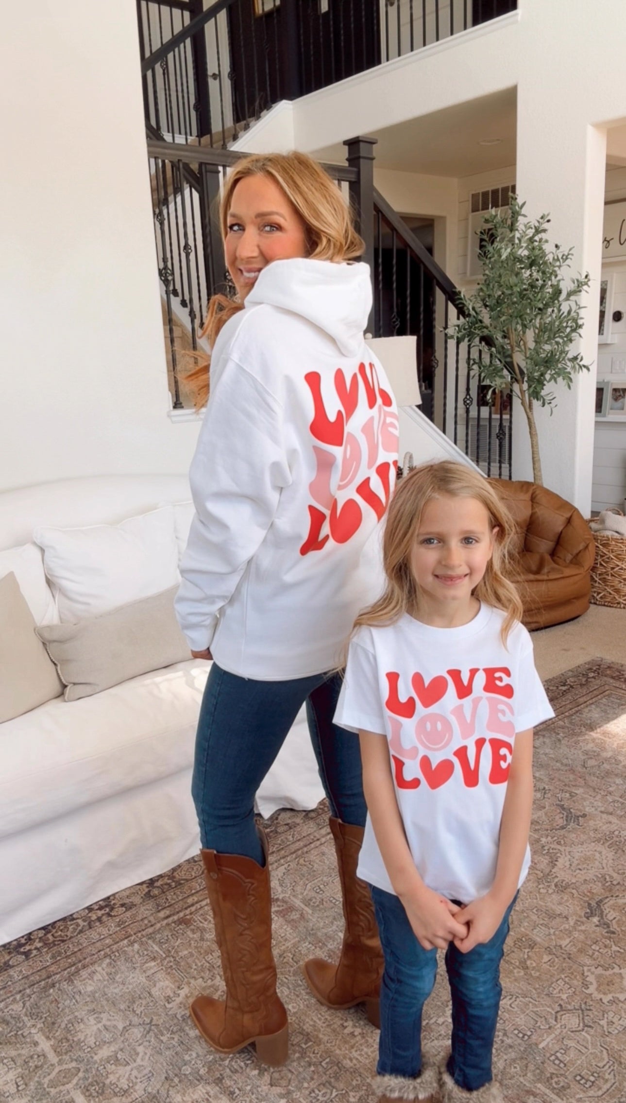 Groovy "Love" Hooded Sweatshirt - Unisex