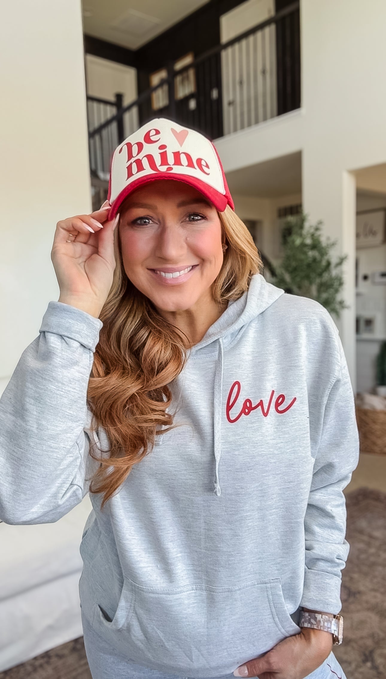 "Be Mine" Adult Trucker Hat