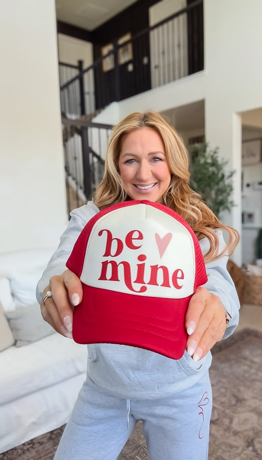 "Be Mine" Adult Trucker Hat