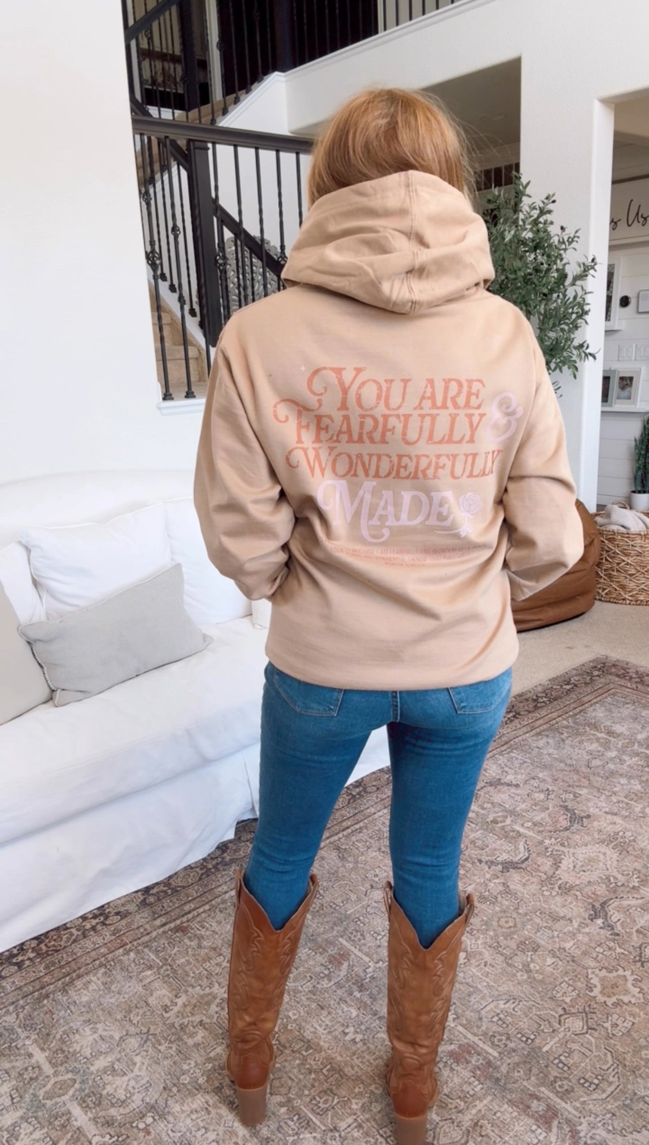 Fearfully and Wonderfully Made Hooded Sweatshirt - Unisex