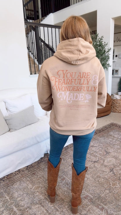 Fearfully and Wonderfully Made Hooded Sweatshirt - Unisex