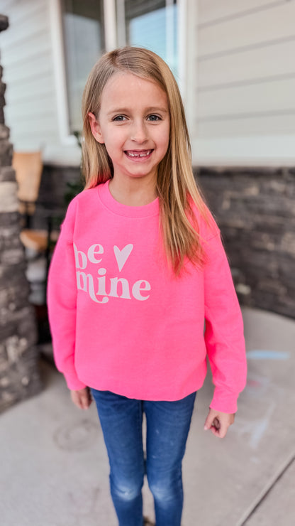 "Be Mine" Crewneck - Youth