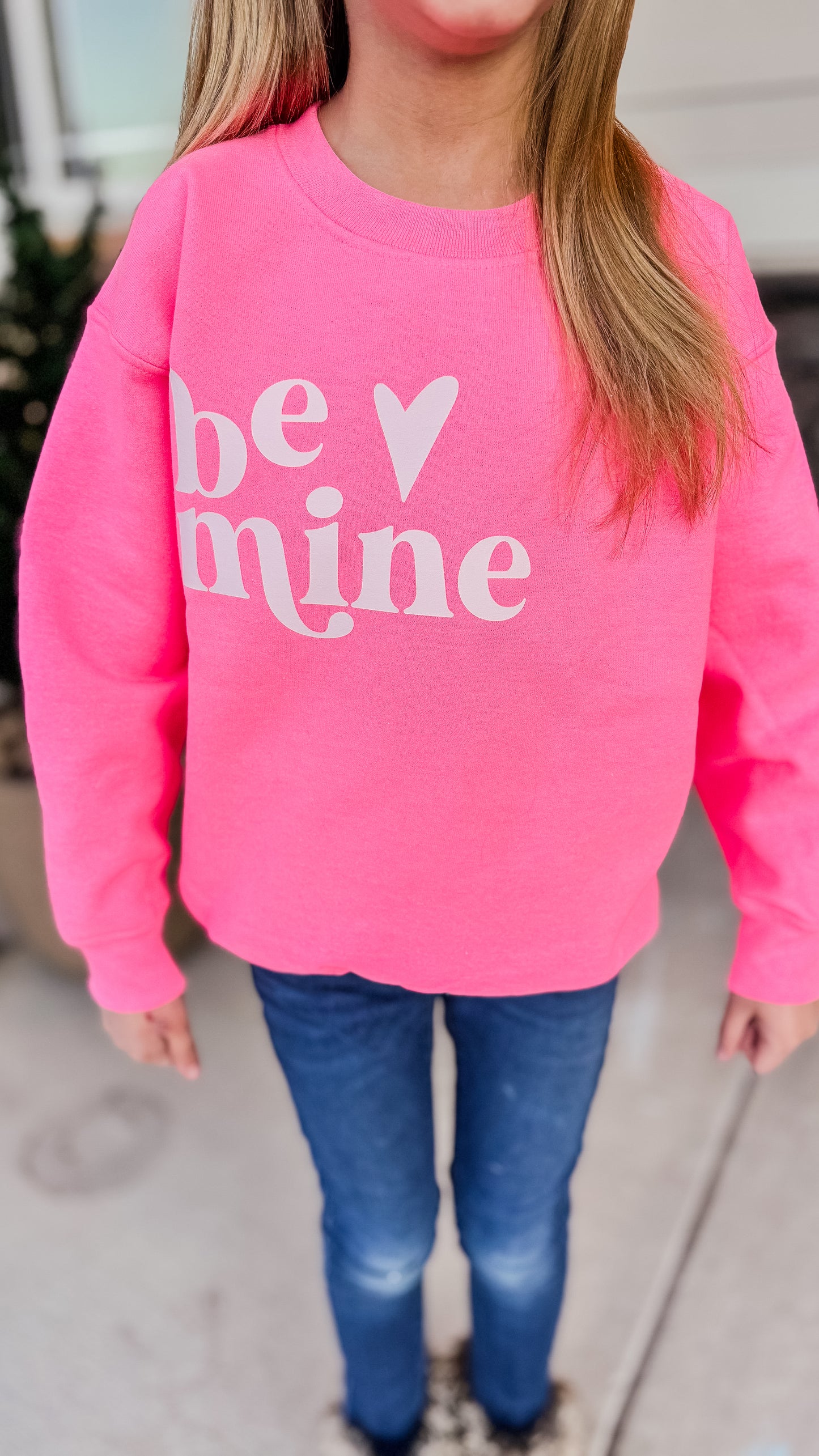 "Be Mine" Crewneck - Youth